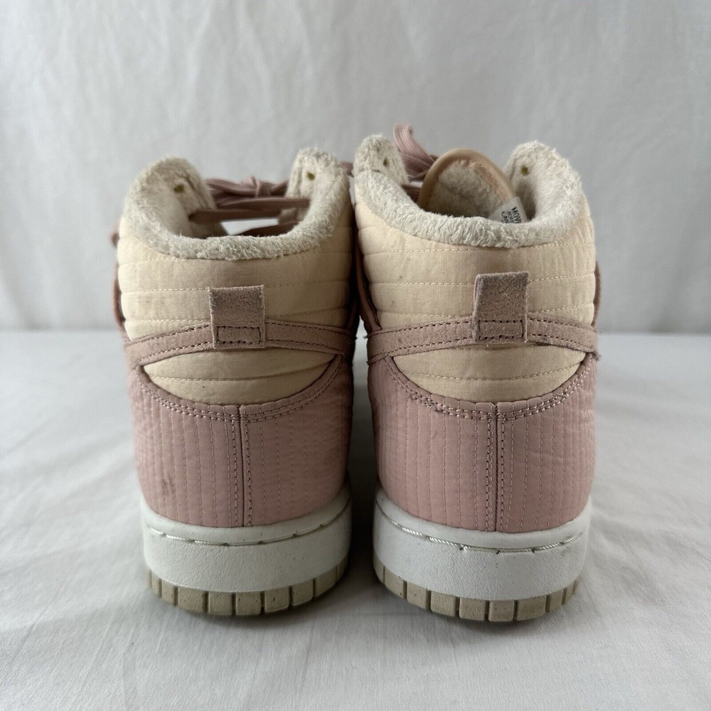 Nike Dunk High LX Next Nature Pink & Cream Oxford DN9909-200 Women's Size 10.5 - Picture 6 of 10